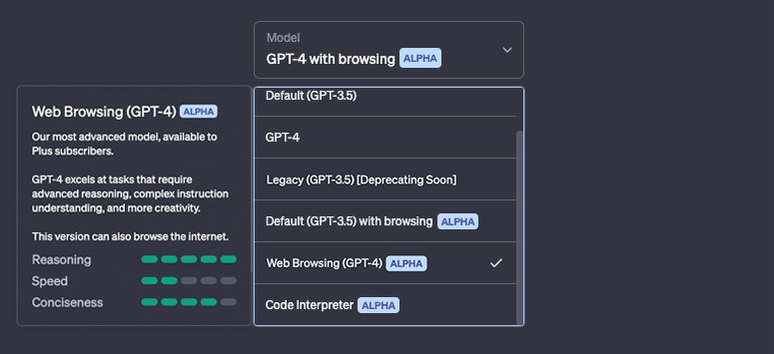 What’s New – GPT-4 with&nbsp;Browsing