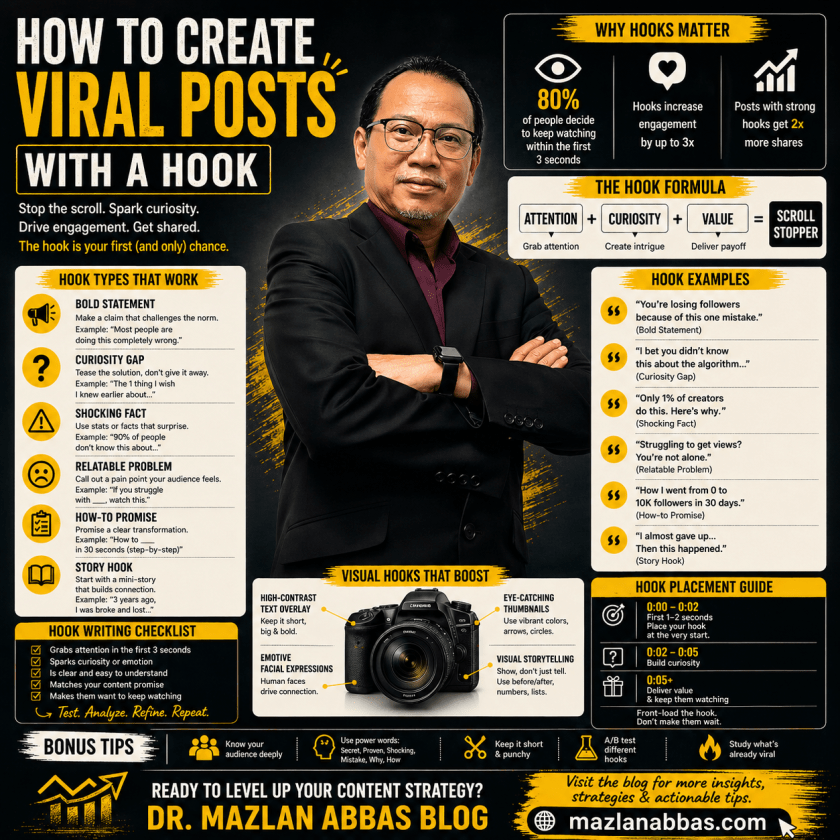 How To Create Viral Posts with a&nbsp;Hook