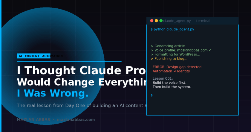 I Thought Claude Pro Would Change Everything on Day One. I Was&nbsp;Wrong.